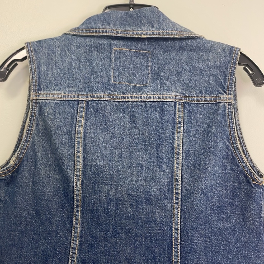 Mossimo Supply Co for Target Jean button up vest women’s size small NWT - Picture 8 of 9